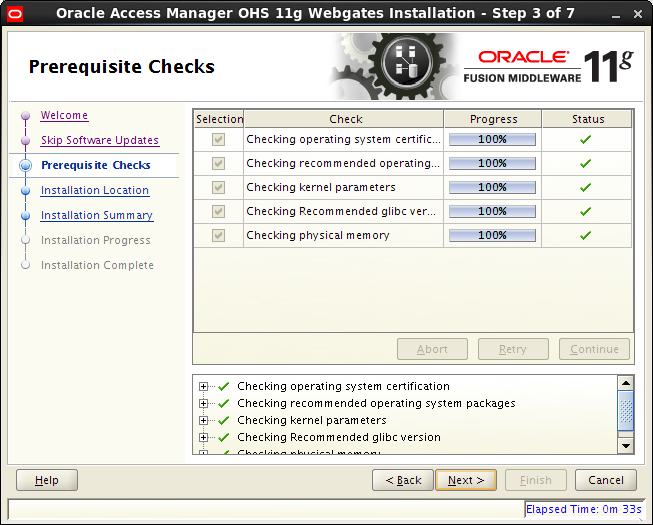 Installer Prerequisite Setup